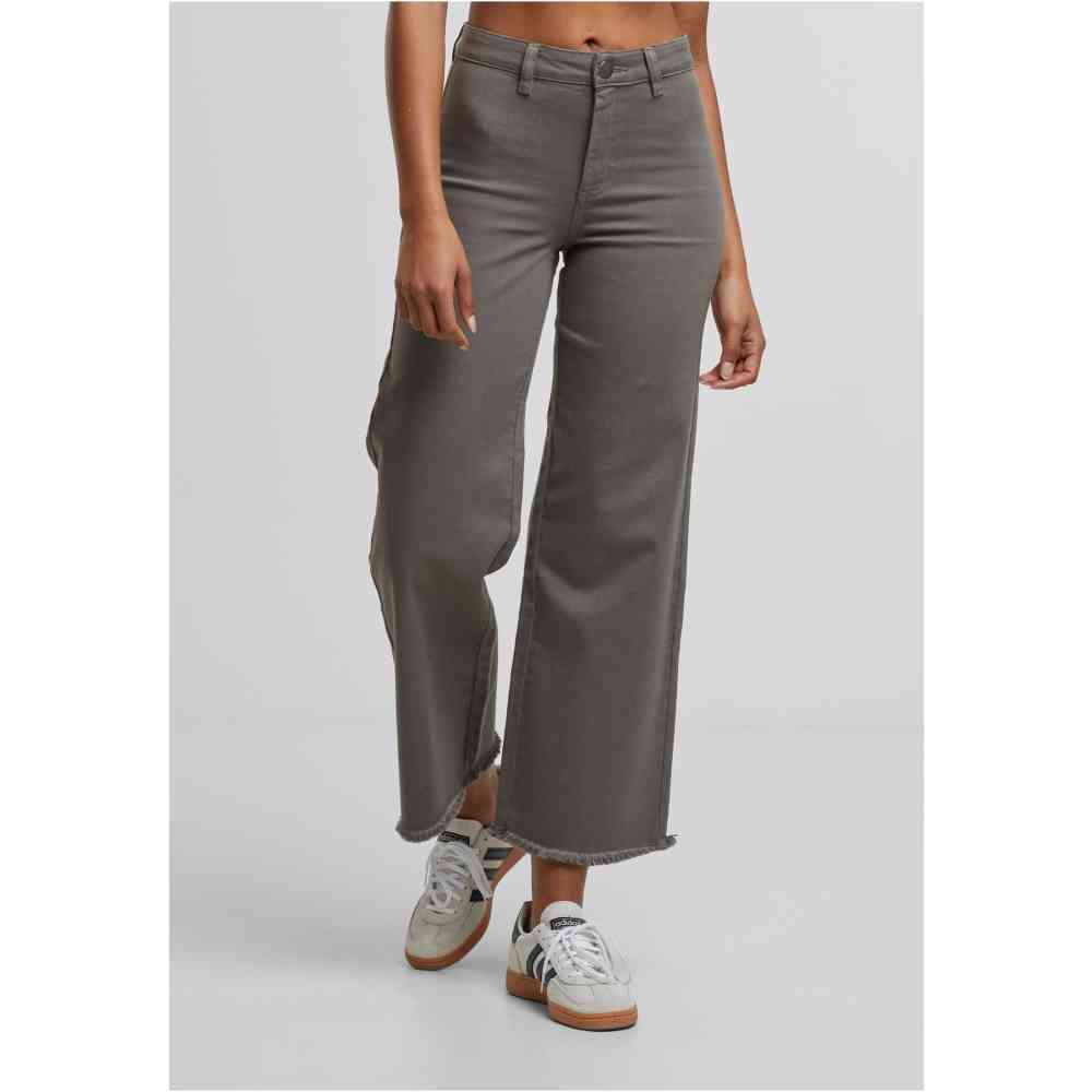 Urban Classics - Relaxed Broek rechte pijpen - Olijfgroen